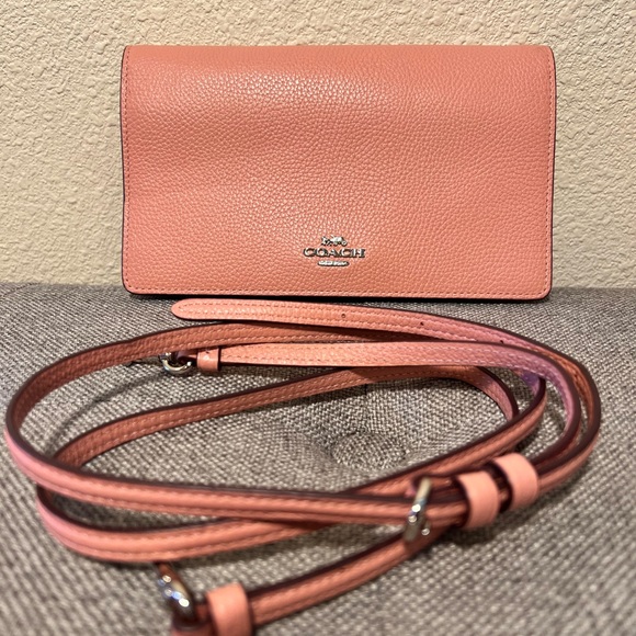 Coach Handbags - Coach Wallet on Chain in Rose